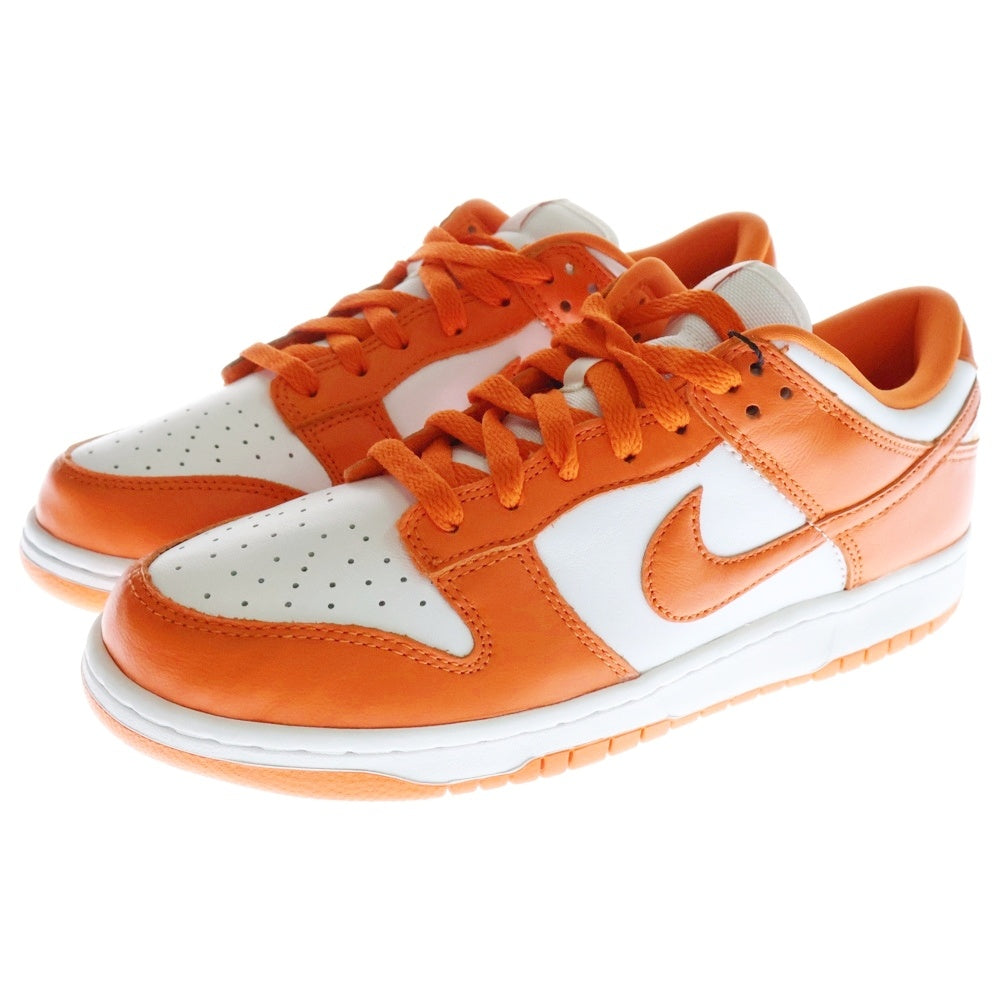 NIKE(ナイキ) DUNK LOW SP SYRACUSE CU1726-101 ダンクローカットスニーカー シラキュース US9/27.0cm オレンジ/ホワイト