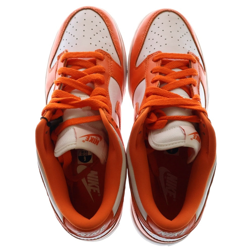 NIKE(ナイキ) DUNK LOW SP SYRACUSE CU1726-101 ダンクローカットスニーカー シラキュース US9/27.0cm オレンジ/ホワイト
