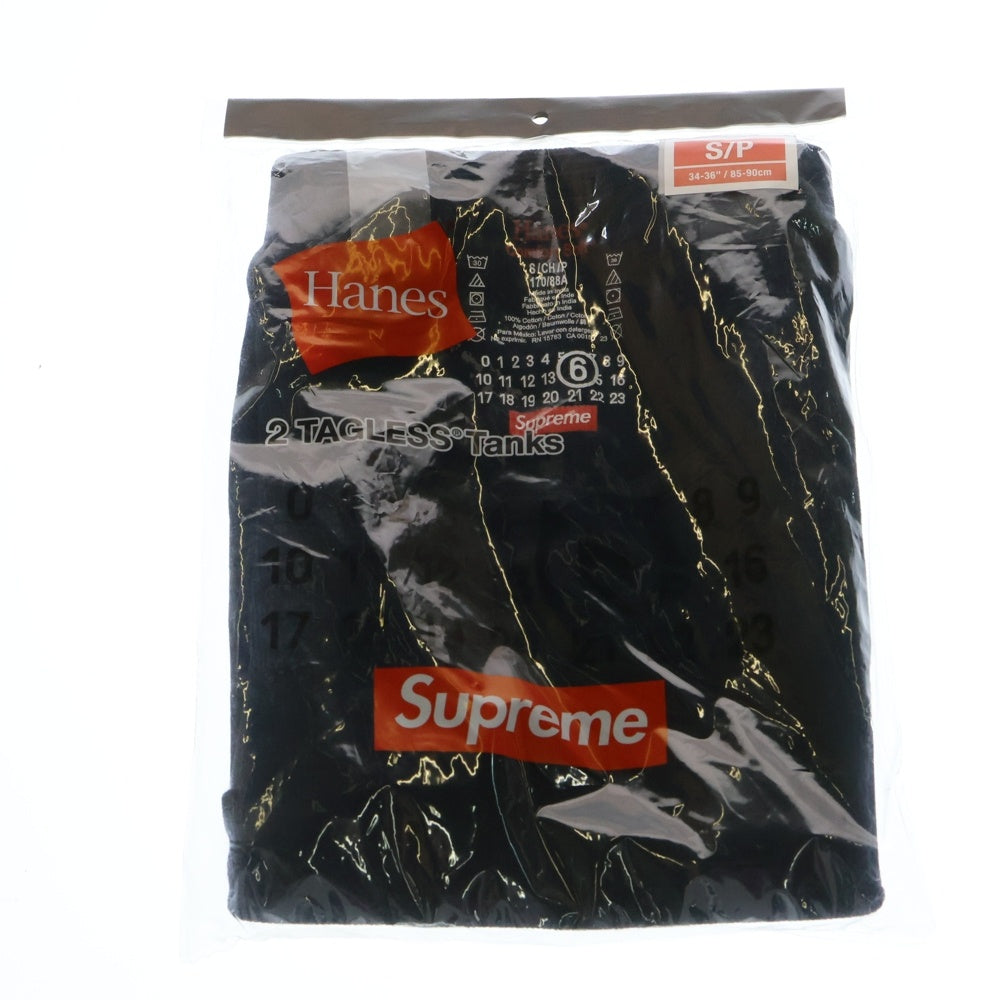 SUPREME(シュプリーム) 24SS xMM6 Maison Margiela Tank Top メゾンマルジェラ コットン タンクトップ ブラック