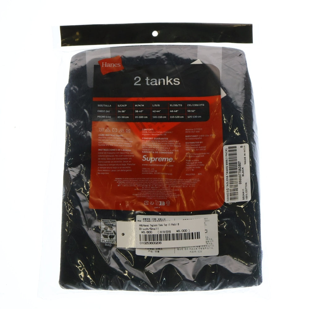 SUPREME(シュプリーム) 24SS xMM6 Maison Margiela Tank Top メゾンマルジェラ コットン タンクトップ ブラック