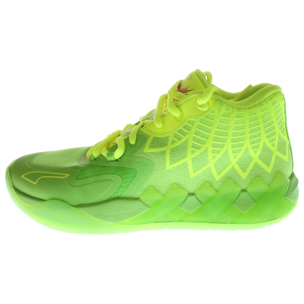 PUMA(プーマ) ×Rick and Morty MB 01 Jasmine Green 376682-01 リックアンドモーティ MB 01 ジャスミン グリーン ローカットスニーカー US9/27.0cm グリーン/ピンク