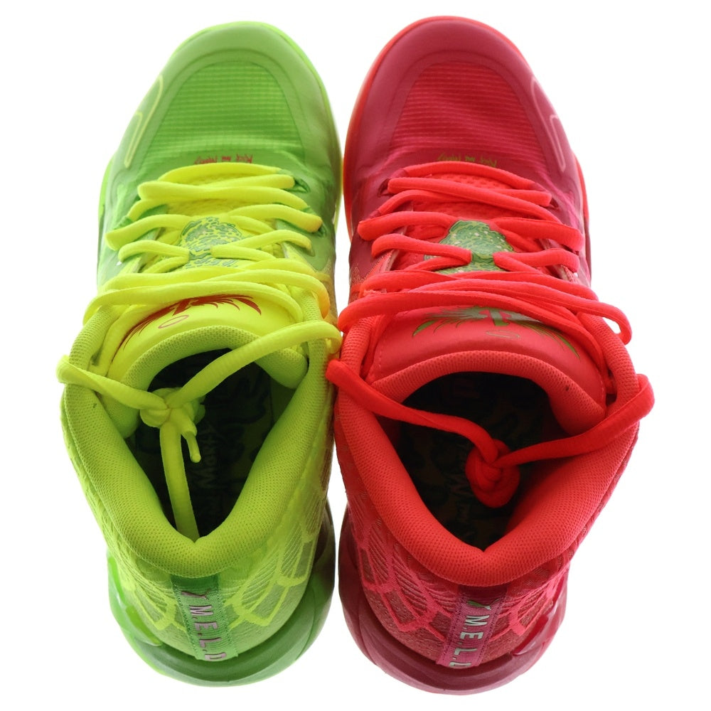 PUMA(プーマ) ×Rick and Morty MB 01 Jasmine Green 376682-01 リックアンドモーティ MB 01 ジャスミン グリーン ローカットスニーカー US9/27.0cm グリーン/ピンク