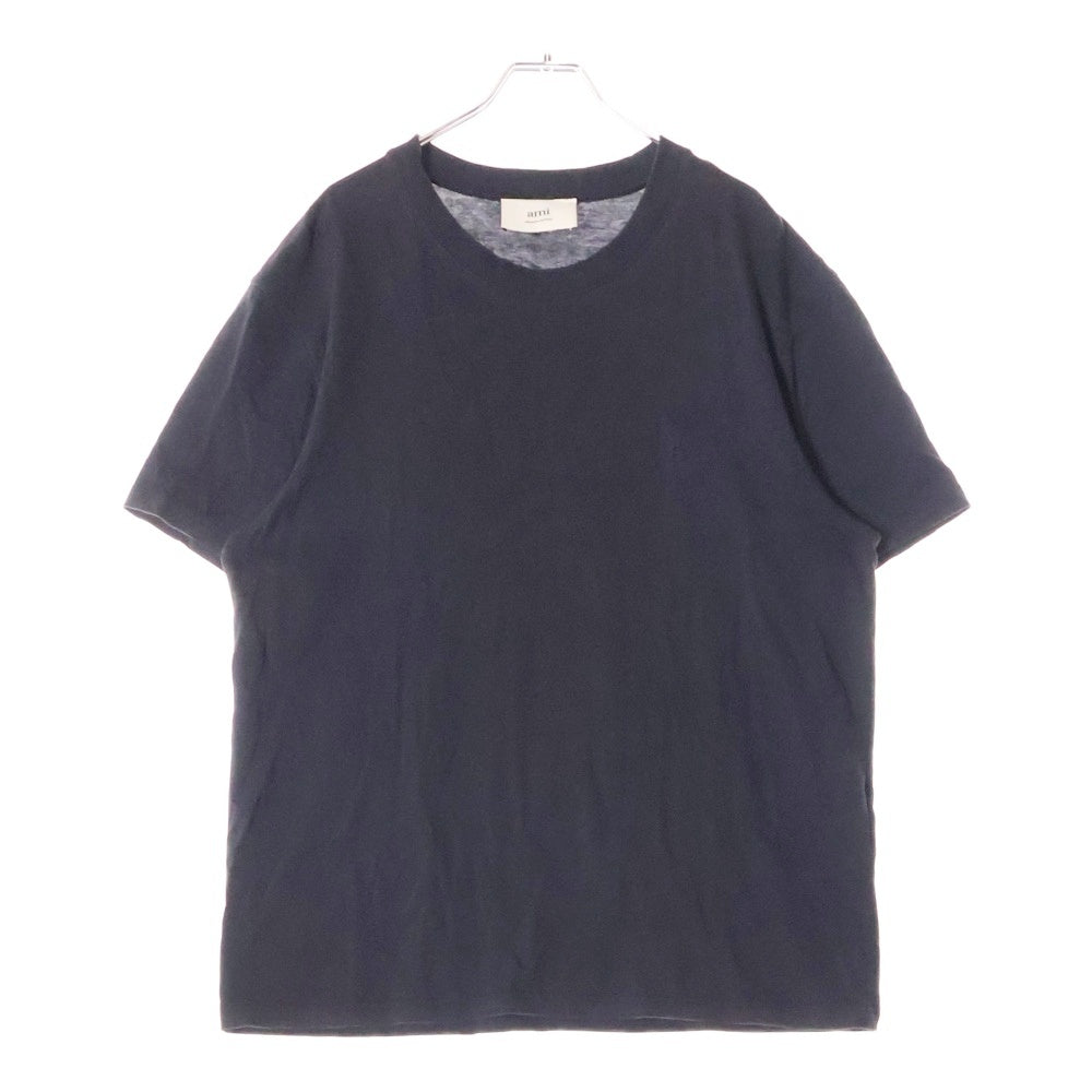 ami paris(アミパリス) Ami de Coeur T-Shirt UTS027.726 ロゴ 半袖Tシャツ カットソー ブラック