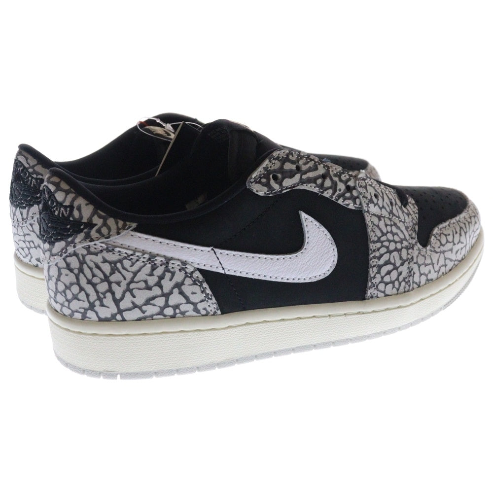 NIKE(ナイキ) AIR JORDAN 1 RETRO LOW OG BLACK CEMENT CZ0790-001 エアジョーダン1 ブラックセメント ローカットスニーカー US9/27.0cm グレー