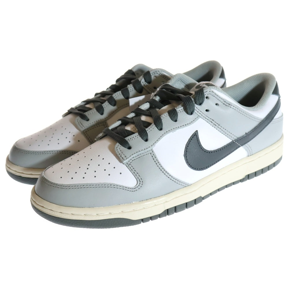 NIKE(ナイキ) WMNS DUNK LOW SMOKE GREY DD1503-117 ウィメンズ ダンク スモークグレー ローカットスニーカー US10.5/27.5cm ホワイト/グレー