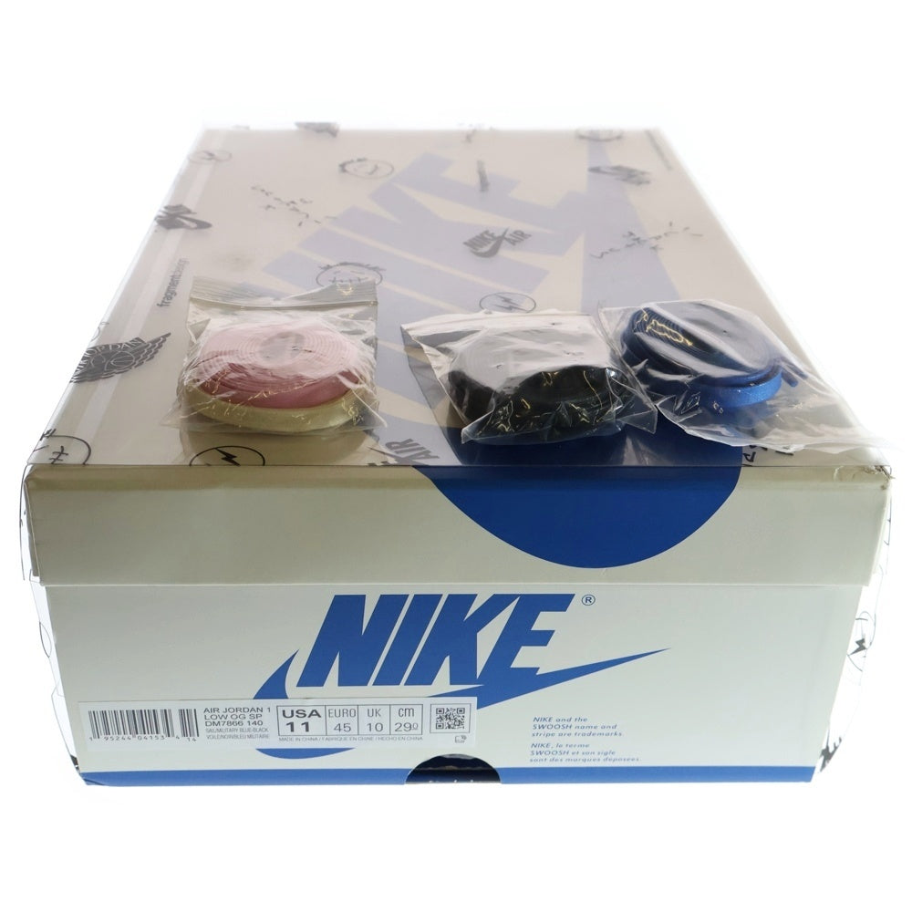 NIKE(ナイキ) ×トラヴィススコット フラグメント DESIGN AIR JORDAN 1 LOW OG SP DM7866-140 エアジョーダン1 ローカットスニーカー ブルー/ホワイト US11/29cm