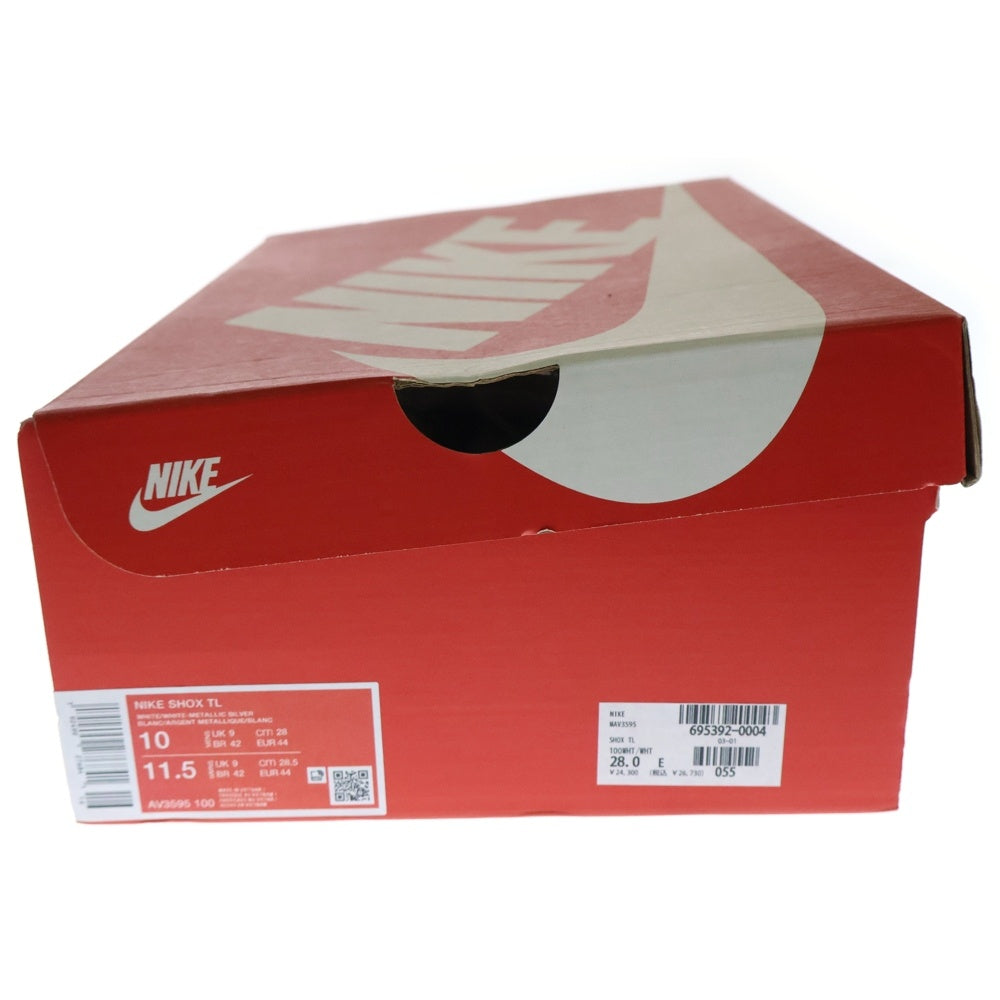 NIKE(ナイキ) SHOW TL AV3595-100 ショックス TL ローカットスニーカー US10/28.0cm ホワイト