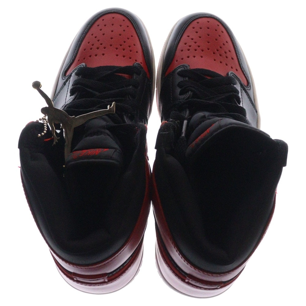 NIKE(ナイキ) 【観賞用 2001年製】 AIR JORDAN 1 RETRO HIGH BRED 136066-061 エアジョーダン1 ブレッド ハイカットスニーカー ブラック/レッド US9/27cm