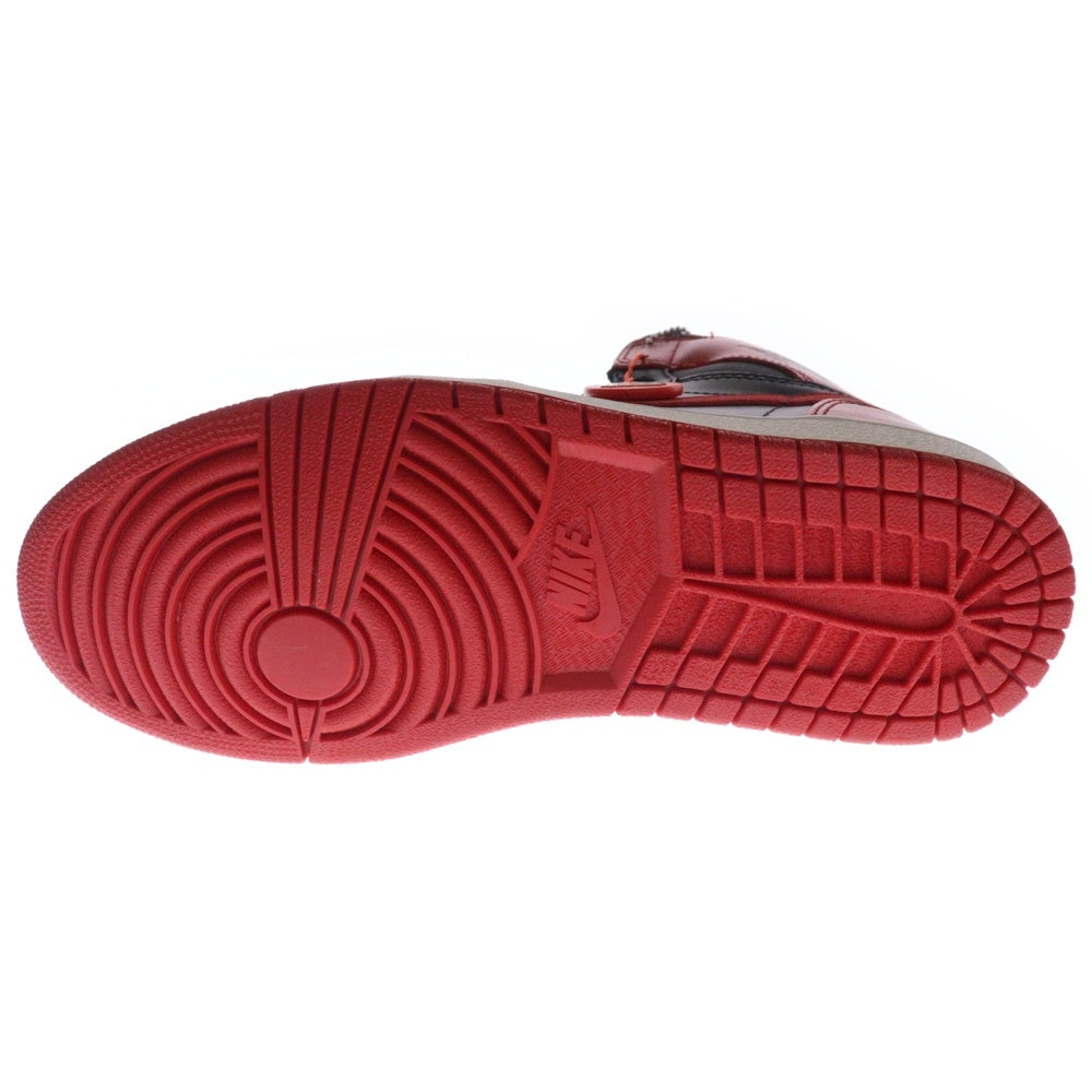 NIKE(ナイキ) 【観賞用 2001年製】 AIR JORDAN 1 RETRO HIGH BRED 136066-061 エアジョーダン1 ブレッド ハイカットスニーカー ブラック/レッド US9/27cm