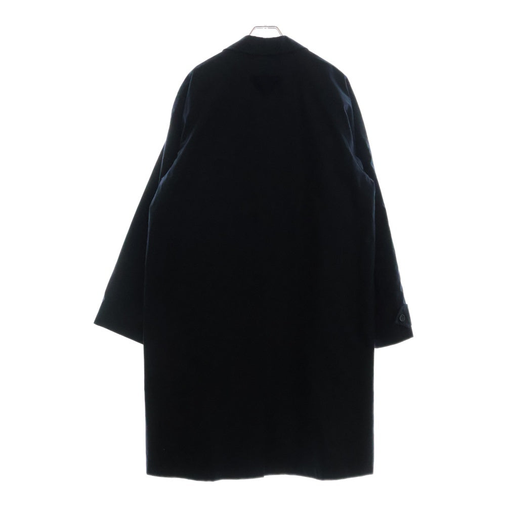 PRADA(プラダ) FROM THE RUNWAY ベルト付きコットンブレンドオーバーコート ロングコート SGC214 12NS F0008 ネイビー