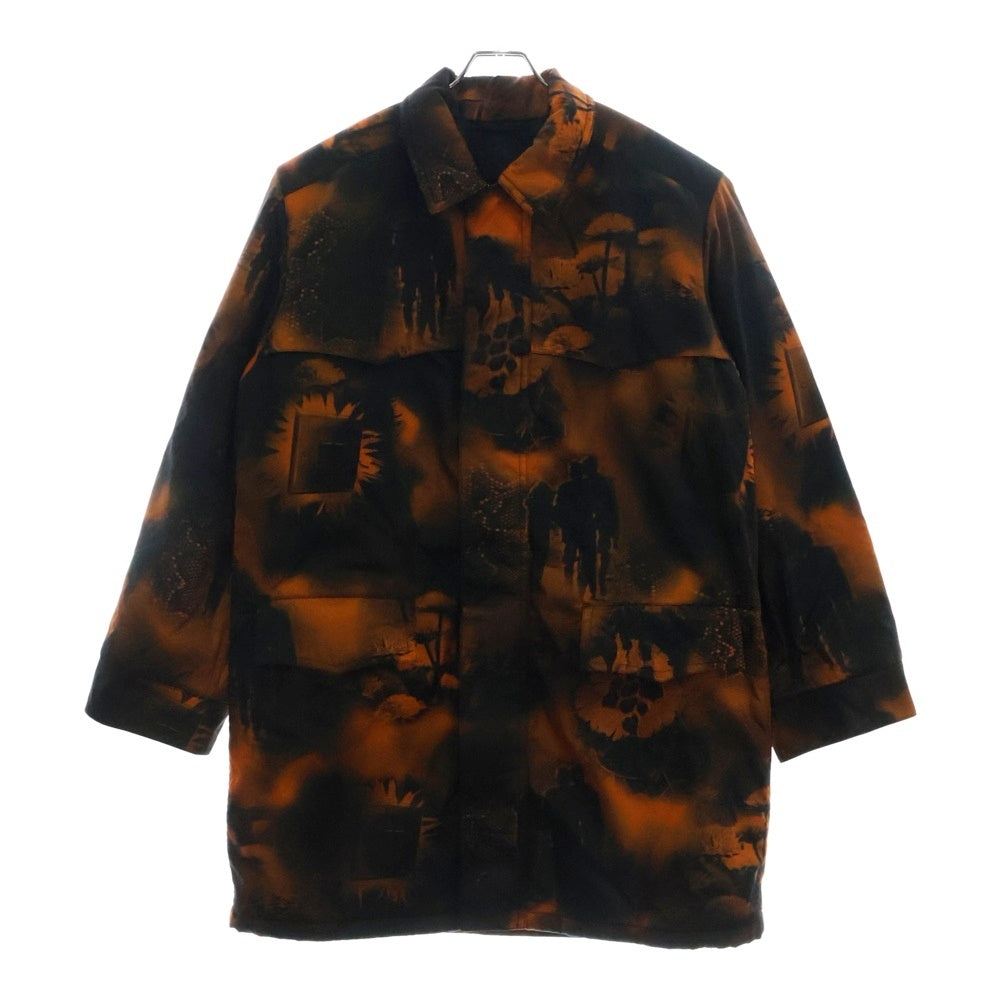 PRADA(プラダ) 22AW Re-Nylon リナイロン トライアングルポーチ付き中綿コート ダウンジャケット SGC091 S222 11PZ オレンジ