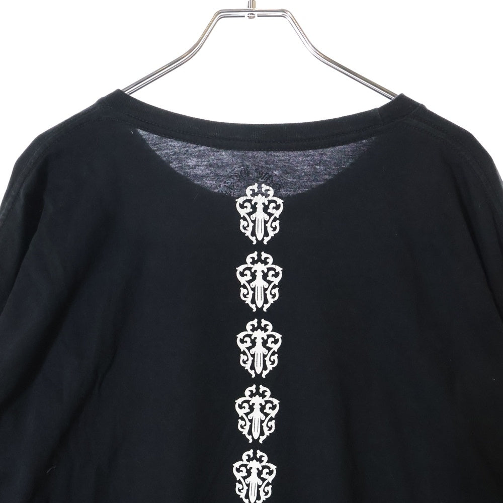 CHROME HEARTS(クロムハーツ) DAGGER TIRE TRACK L/S TEE ダガータイヤトラックロングスリーブ 長袖Tシャツ ブラック