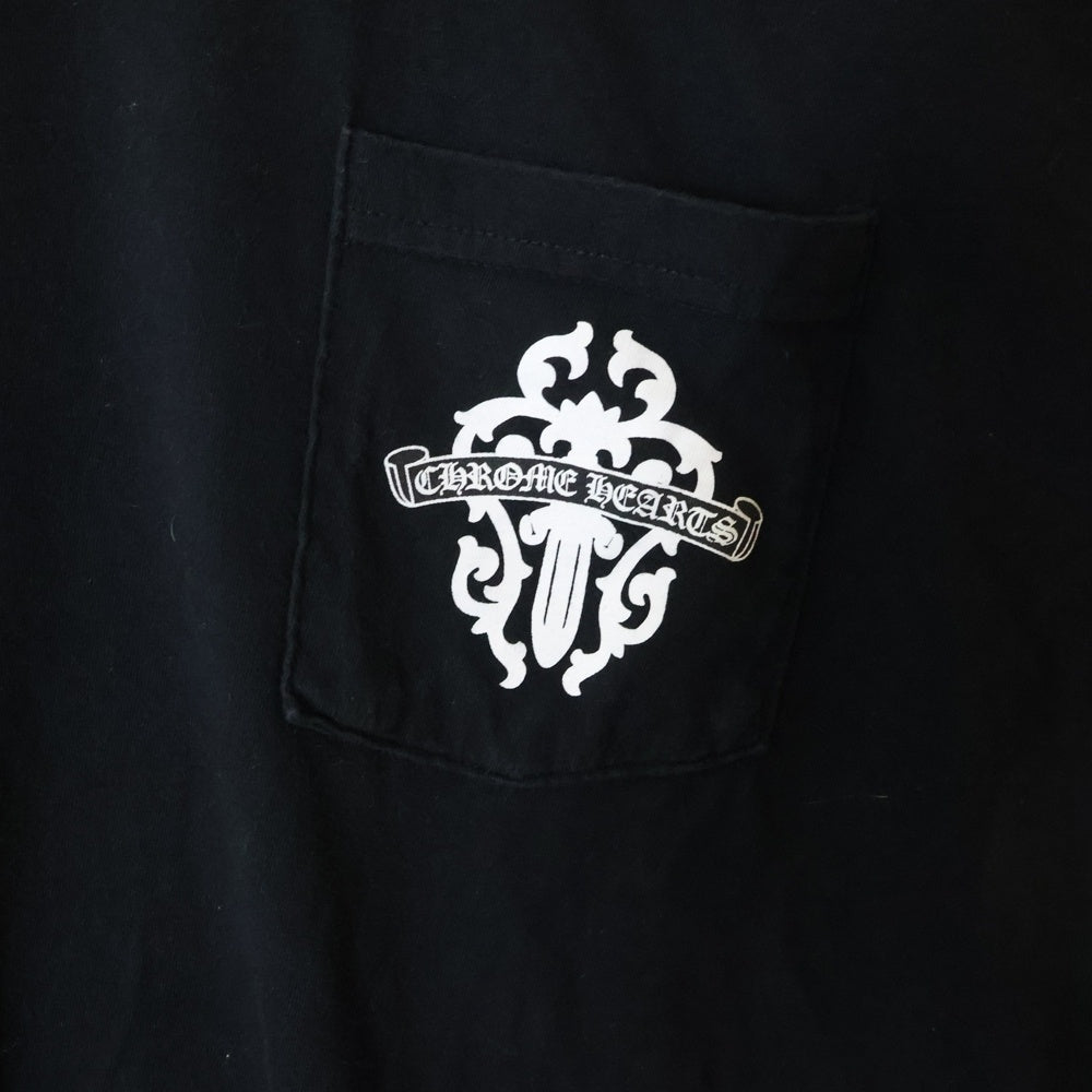 CHROME HEARTS(クロムハーツ) DAGGER TIRE TRACK L/S TEE ダガータイヤトラックロングスリーブ 長袖Tシャツ ブラック