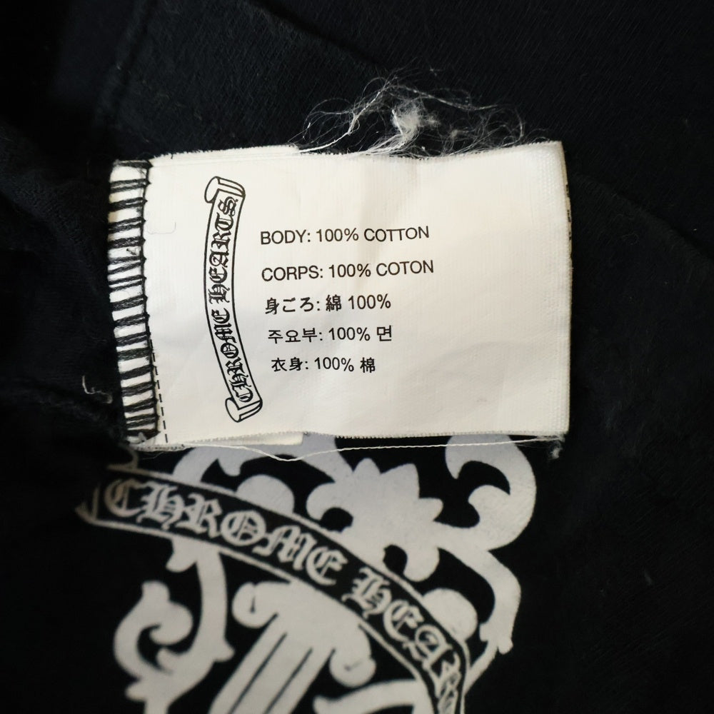 CHROME HEARTS(クロムハーツ) DAGGER TIRE TRACK L/S TEE ダガータイヤトラックロングスリーブ 長袖Tシャツ ブラック