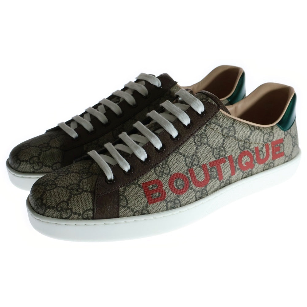 GUCCI(グッチ) GGスプリーム ローカットスニーカー 623236 ベージュ