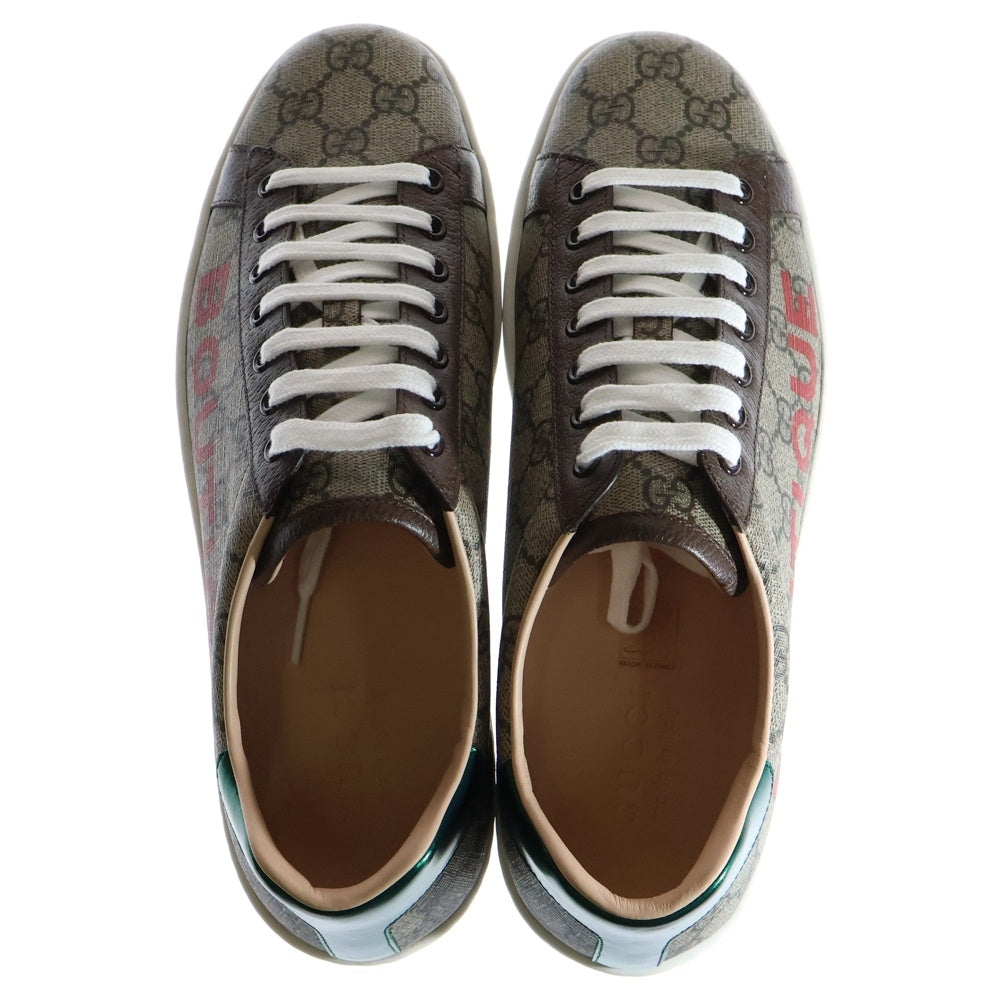 GUCCI(グッチ) GGスプリーム ローカットスニーカー 623236 ベージュ