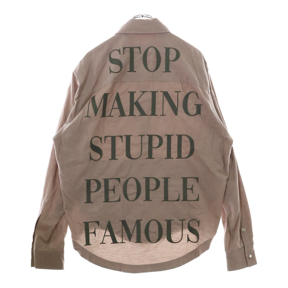 cvtvlist(カタリスト) CTLS Stupio People Embroidery Shirt カタリストロゴ 長袖シャツ ピンク