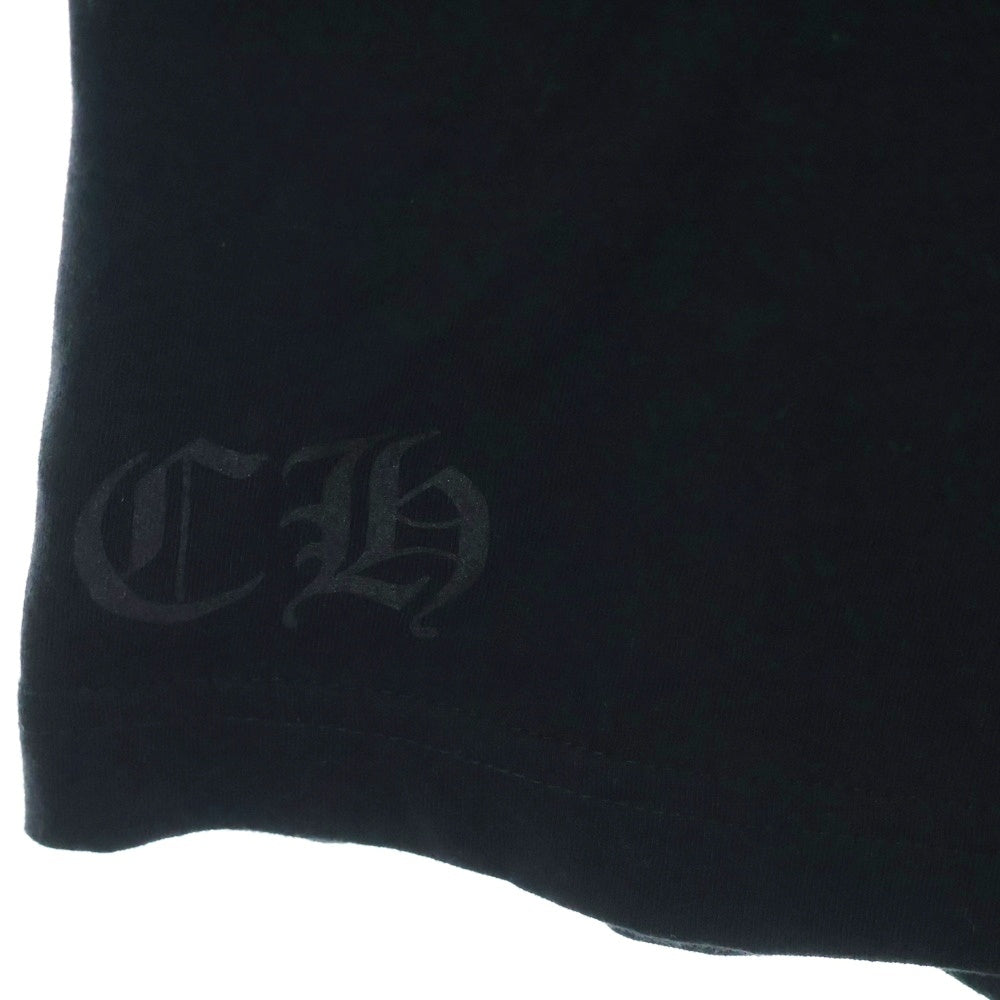 CHROME HEARTS(クロムハーツ) Horseshoe Tee ホースシューロゴ クルーネック半袖Tシャツカットソー ブラック