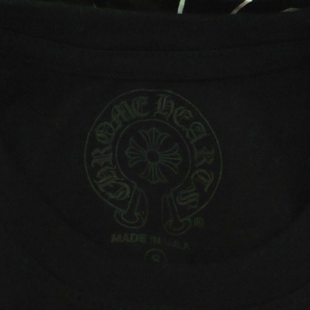 CHROME HEARTS(クロムハーツ) Horseshoe Tee ホースシューロゴ クルーネック半袖Tシャツカットソー ブラック