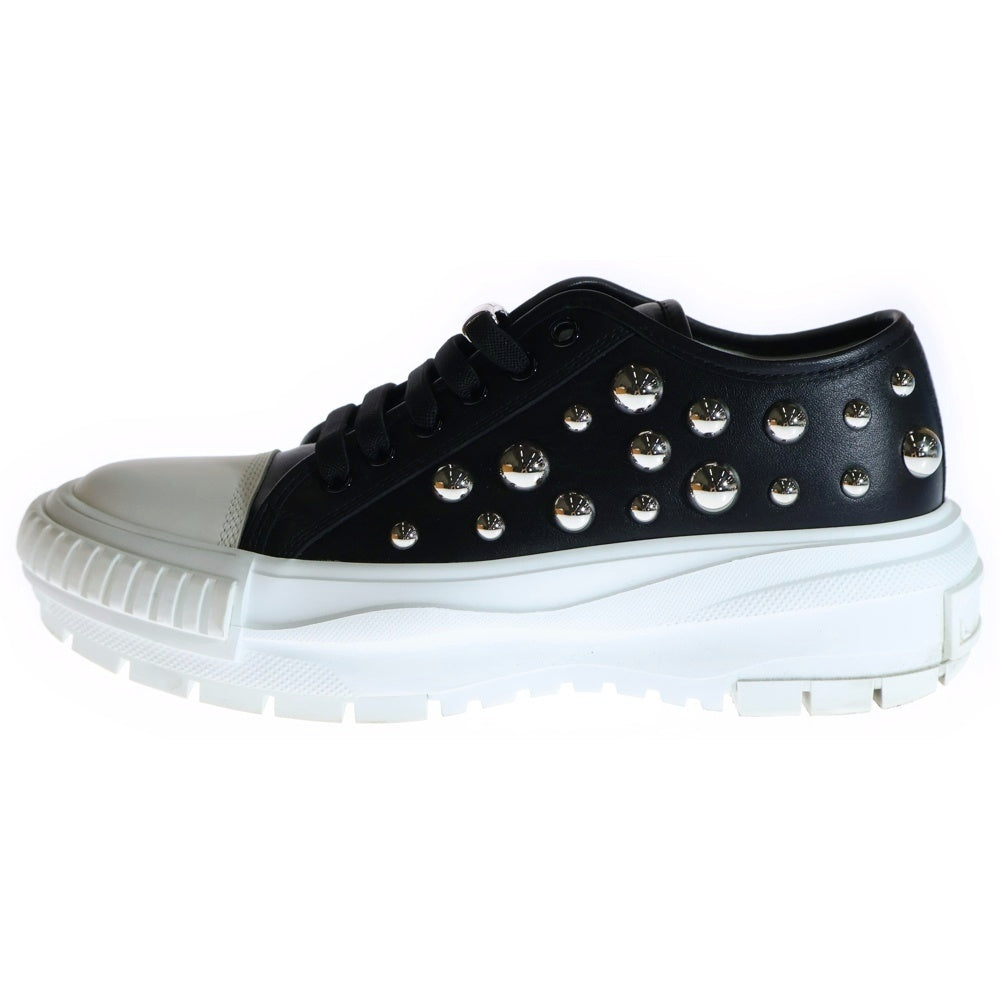 LOUIS VUITTON(ルイヴィトン) LV×YK LVスクァッドラインローカットスニーカーLD1202 ブラック/ホワイト レディース