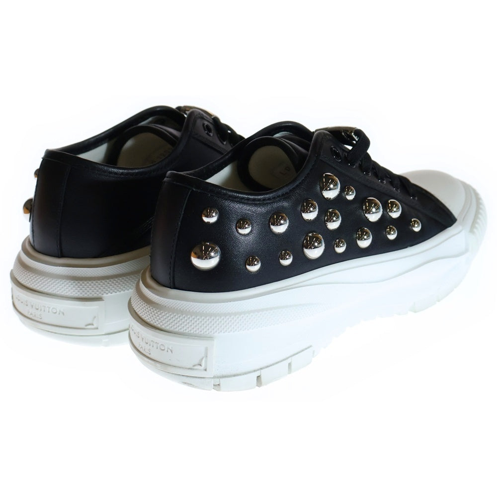 LOUIS VUITTON(ルイヴィトン) LV×YK LVスクァッドラインローカットスニーカーLD1202 ブラック/ホワイト レディース