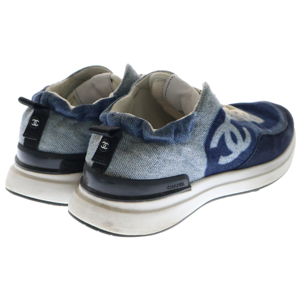 CHANEL(シャネル) ココマークデニムローカットスニーカー G37494 レディース ブルー