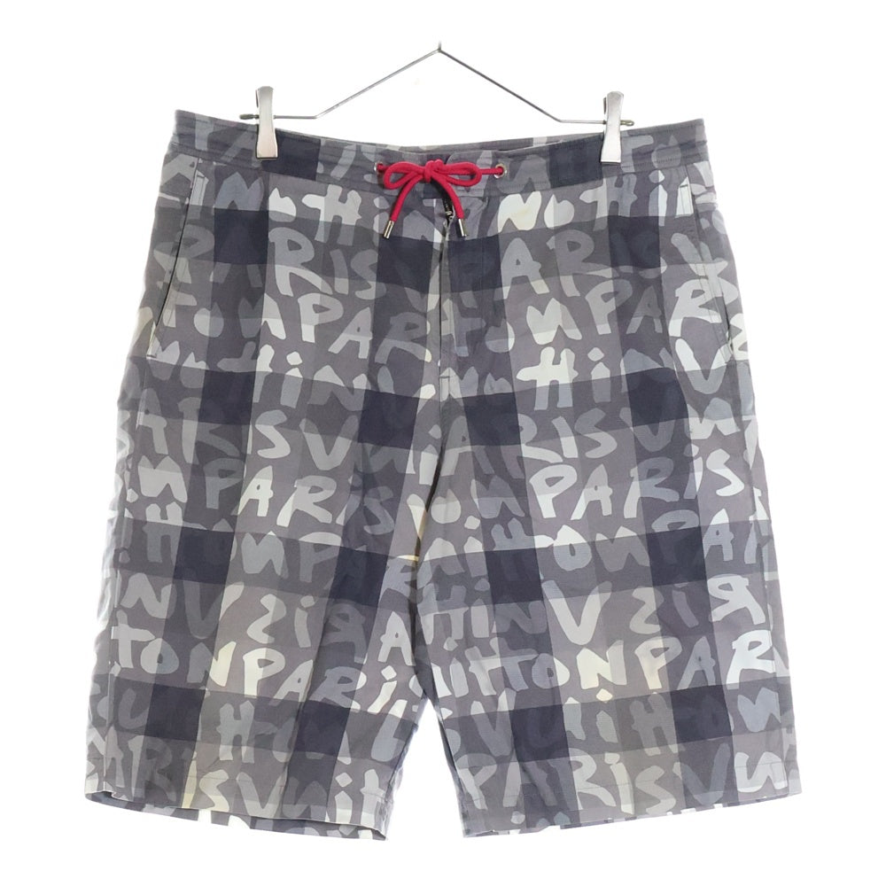 LOUIS VUITTON(ルイヴィトン) グラフィティ総柄ショーツ ハーフパンツ RM091S グレー