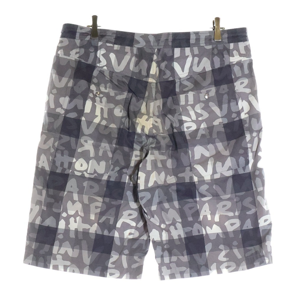 LOUIS VUITTON(ルイヴィトン) グラフィティ総柄ショーツ ハーフパンツ RM091S グレー