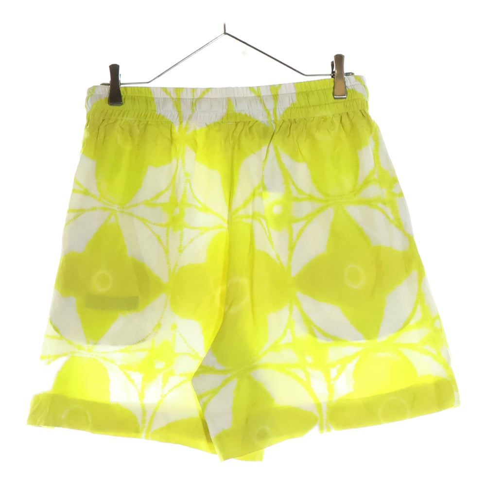 LOUIS VUITTON(ルイヴィトン) 23SS MONOGRAM SHIBORI SILK SHORTS モノグラムシボリシルクショーツ ショートパンツ イエロー/ホワイト RM231 X45 HOP84W