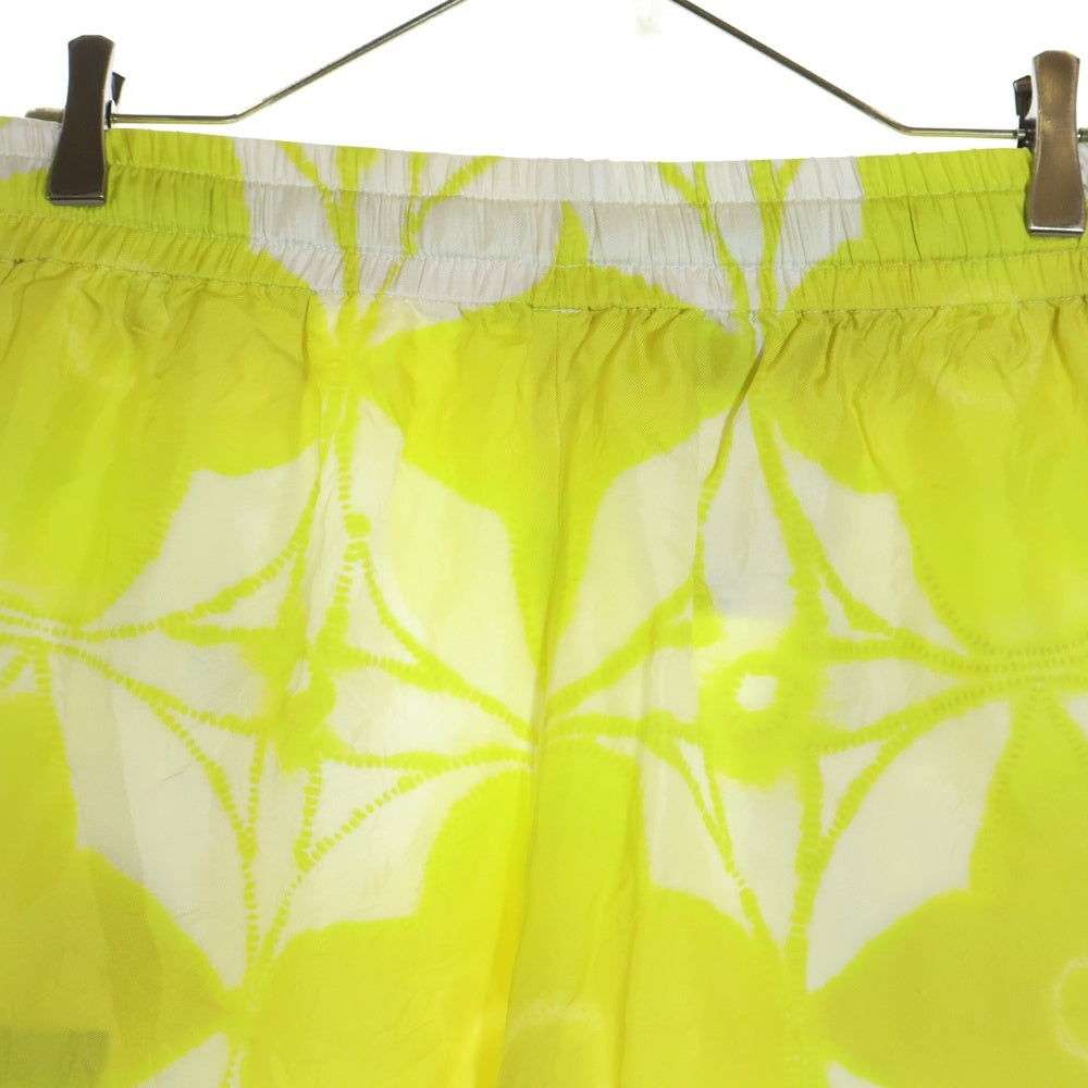 LOUIS VUITTON(ルイヴィトン) 23SS MONOGRAM SHIBORI SILK SHORTS モノグラムシボリシルクショーツ ショートパンツ イエロー/ホワイト RM231 X45 HOP84W