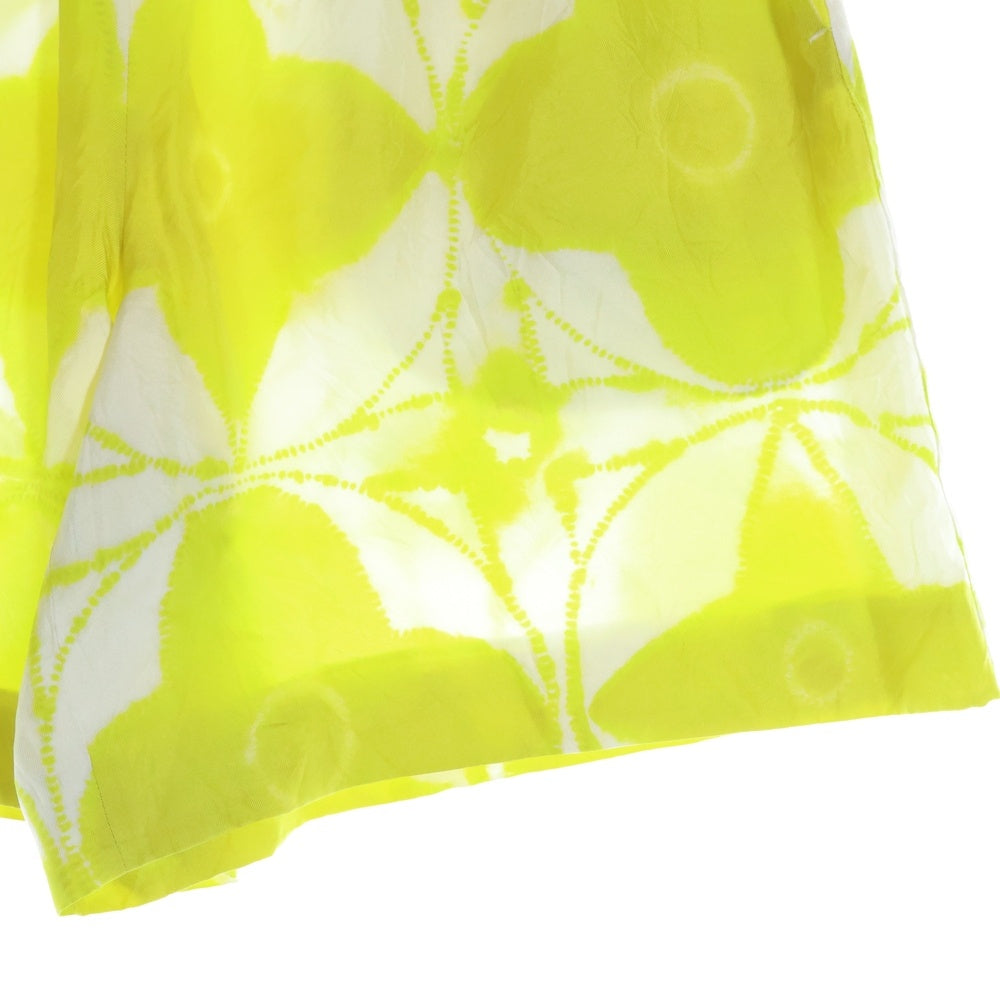 LOUIS VUITTON(ルイヴィトン) 23SS MONOGRAM SHIBORI SILK SHORTS モノグラムシボリシルクショーツ ショートパンツ イエロー/ホワイト RM231 X45 HOP84W
