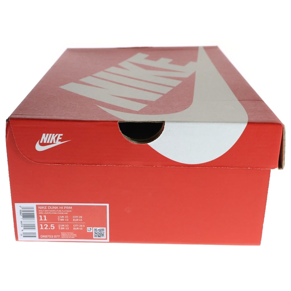 NIKE(ナイキ) DUNK HIGH PRM CULTURE DAY ダンクハイ カルチャーデイ ハイカットスニーカー グレー DR8753-077 US11/29.0cm