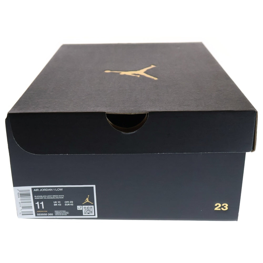 NIKE(ナイキ) AIR JORDAN 1 LOW エアジョーダン 1ローカットスニーカー 553558-065 US11/29.0cm ブラック/グリーン