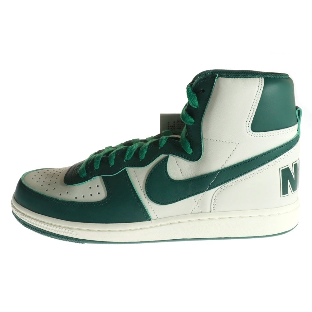 NIKE(ナイキ) TERMINATOR HIGH Noble Green ターミネーター ノーブルグリーン ハイカットスニーカー FD0650-100 ホワイト/グリーン US11/29.0cm