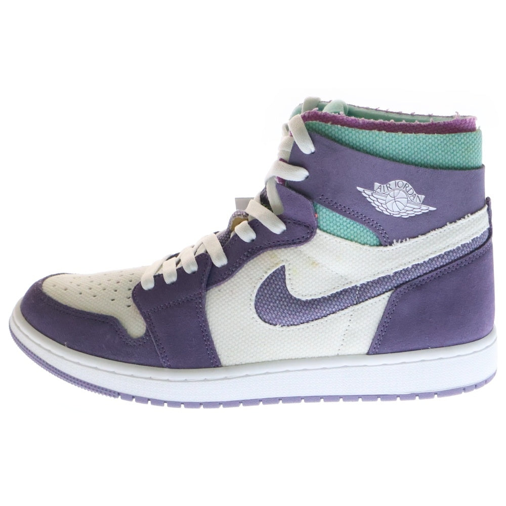 NIKE(ナイキ) AIR JORDAN 1 HIGH ZOOM AIR COMFORT エアジョーダン1 ハイ ズーム エア コンフォート ハイカットスニーカー CT0978-150 ホワイト/パープル US11/29.0cm
