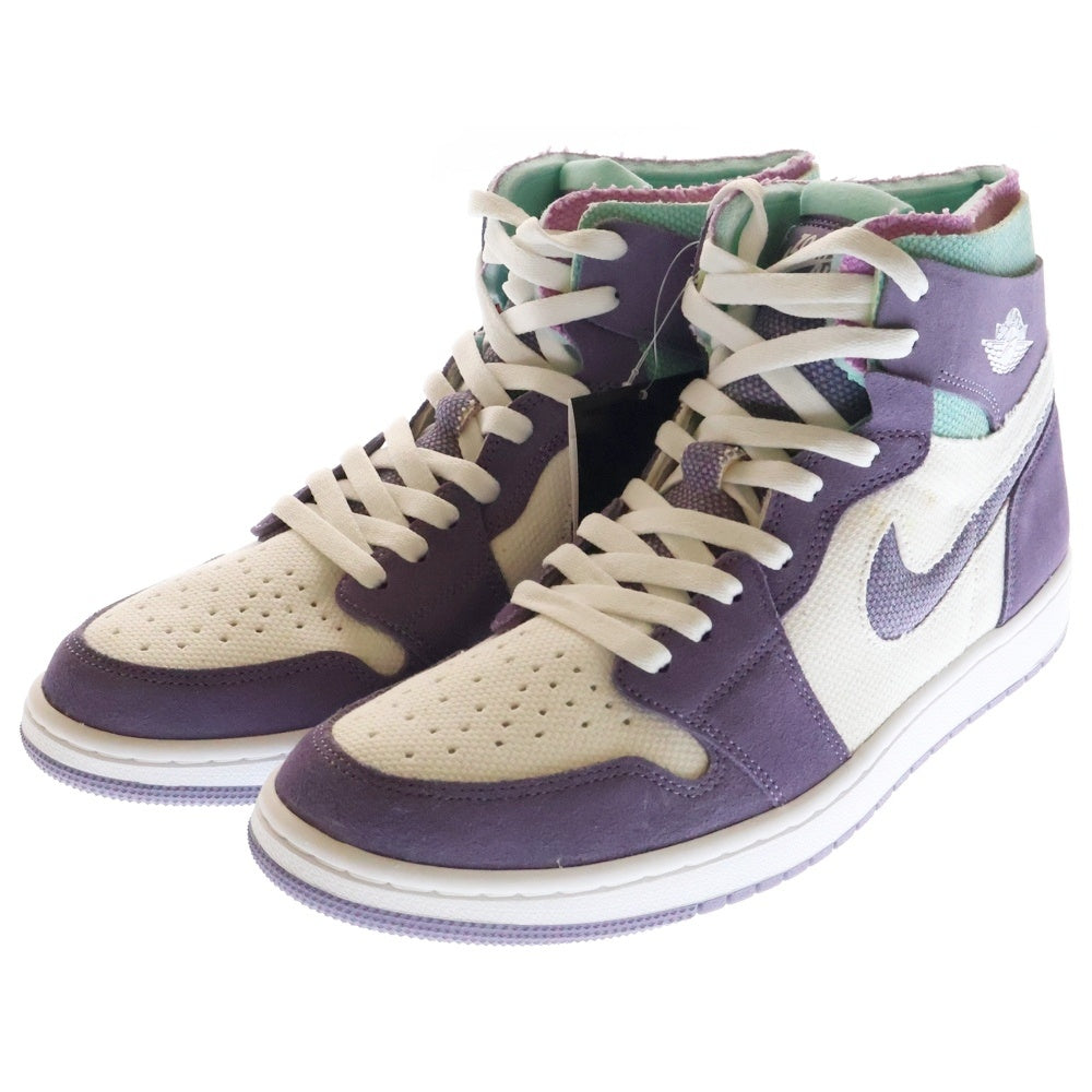 NIKE(ナイキ) AIR JORDAN 1 HIGH ZOOM AIR COMFORT エアジョーダン1 ハイ ズーム エア コンフォート ハイカットスニーカー CT0978-150 ホワイト/パープル US11/29.0cm