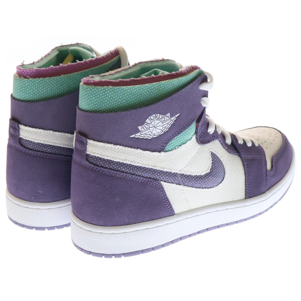 NIKE(ナイキ) AIR JORDAN 1 HIGH ZOOM AIR COMFORT エアジョーダン1 ハイ ズーム エア コンフォート ハイカットスニーカー CT0978-150 ホワイト/パープル US11/29.0cm