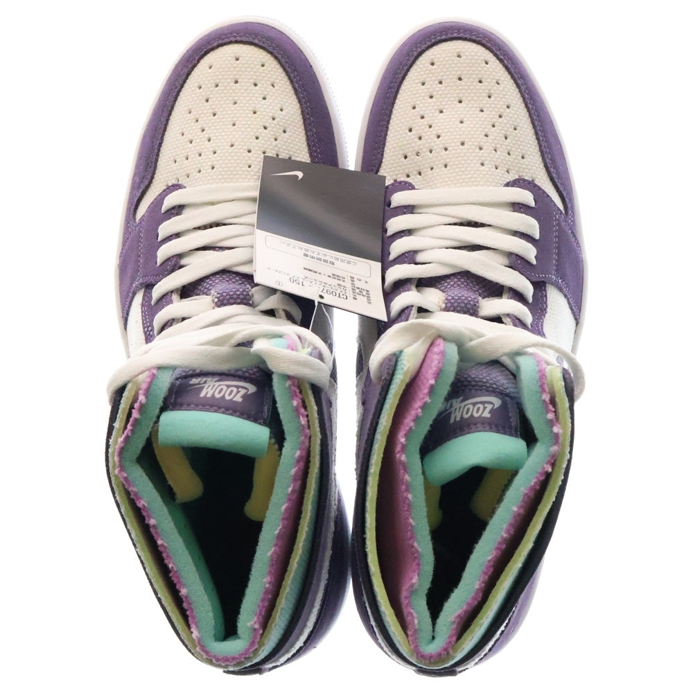 NIKE(ナイキ) AIR JORDAN 1 HIGH ZOOM AIR COMFORT エアジョーダン1 ハイ ズーム エア コンフォート ハイカットスニーカー CT0978-150 ホワイト/パープル US11/29.0cm