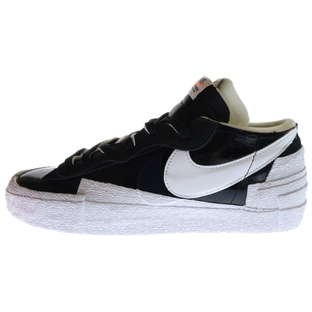 NIKE(ナイキ) ×sacai BLAZER LOW サカイ ブレーザー ローカットスニーカー DM6443-001 ブラック/ホワイト US11/29.0cm