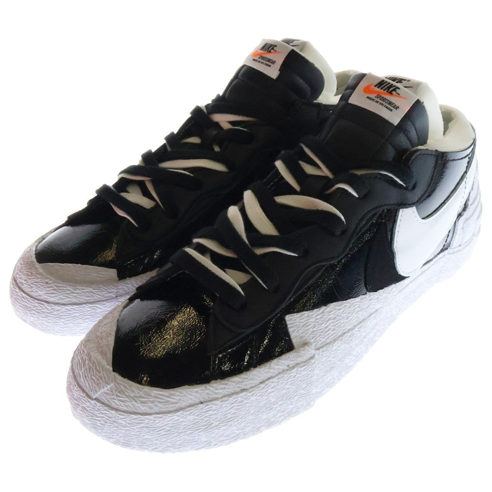 NIKE(ナイキ) ×sacai BLAZER LOW サカイ ブレーザー ローカットスニーカー DM6443-001 ブラック/ホワイト US11/29.0cm