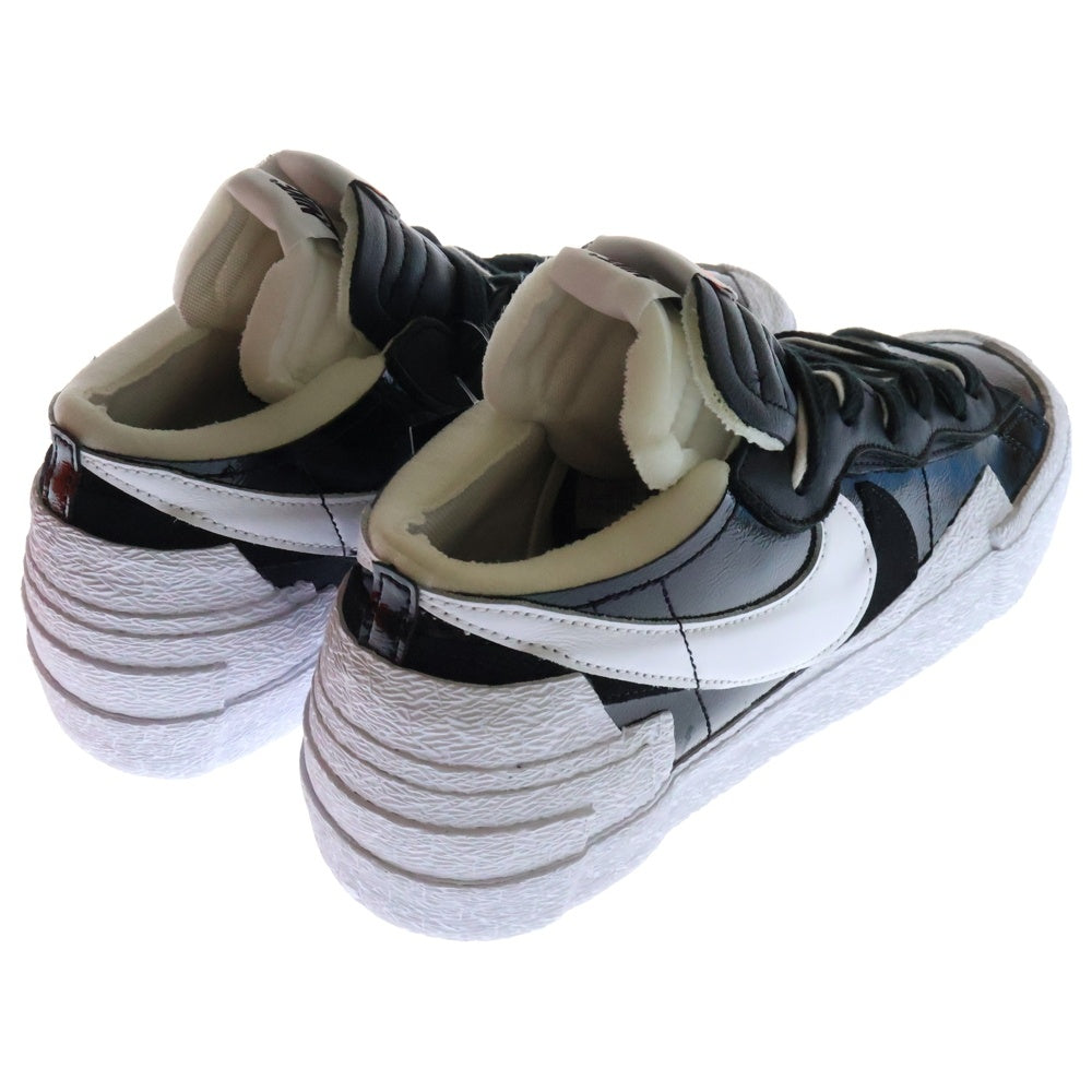 NIKE(ナイキ) ×sacai BLAZER LOW サカイ ブレーザー ローカットスニーカー DM6443-001 ブラック/ホワイト US11/29.0cm