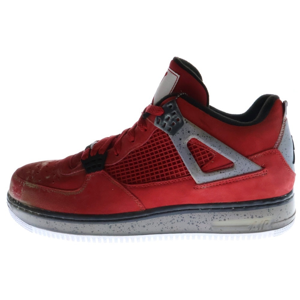 NIKE(ナイキ) 【観賞用2009年製】AIR JORDAN FUSION 4 PREMIER VASITY RED CEMENT エアジョーダンフュージョン4 ハイカットスニーカー 384393-601 レッド US11/29.0cm