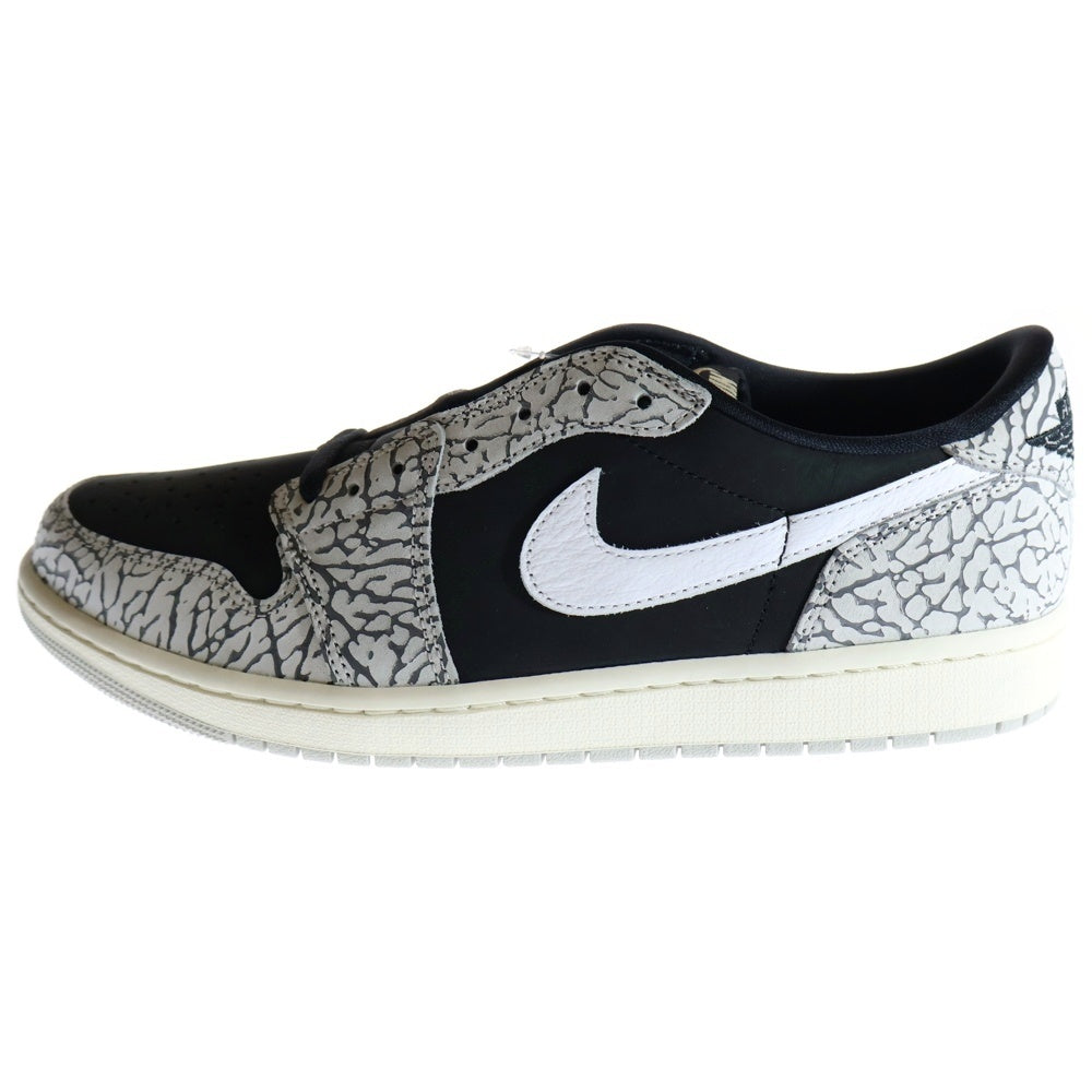NIKE(ナイキ) AIR JORDAN 1 RETRO LOW OG BLACK CEMENT エア ジョーダン1 レトロ ブラック セメント ローカットスニーカー CZ0790-001 グレー/ブラック US11/29.0cm