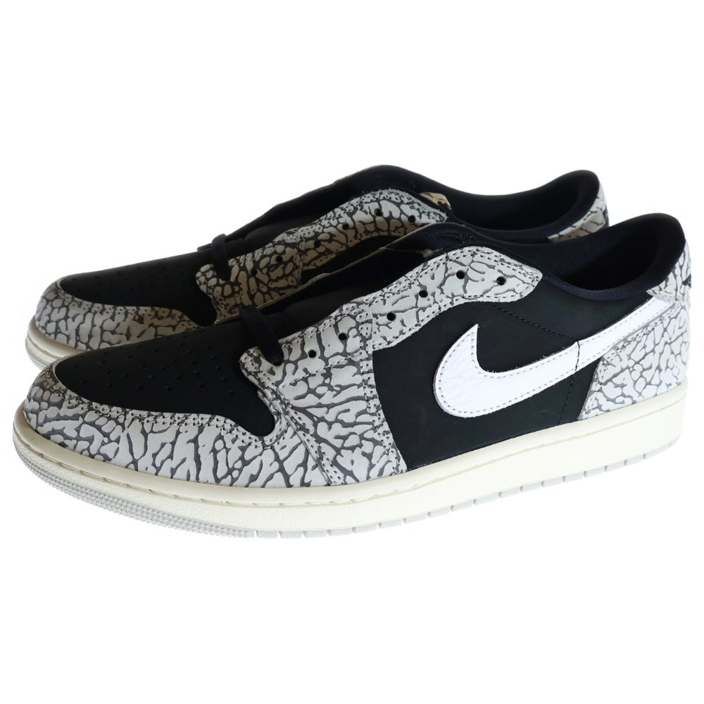 NIKE(ナイキ) AIR JORDAN 1 RETRO LOW OG BLACK CEMENT エア ジョーダン1 レトロ ブラック セメント ローカットスニーカー CZ0790-001 グレー/ブラック US11/29.0cm