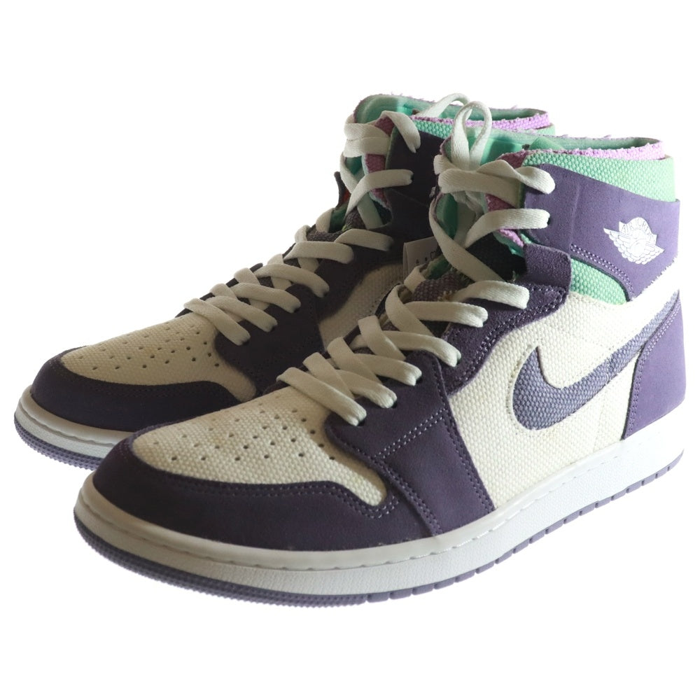 NIKE(ナイキ) AIR JORDAN 1 HIGH ZOOM AIR COMFORT エアジョーダン1 ハイ ズーム エア コンフォート ハイカットスニーカー ホワイト/パープル CT0978-150 US11/29.0cm
