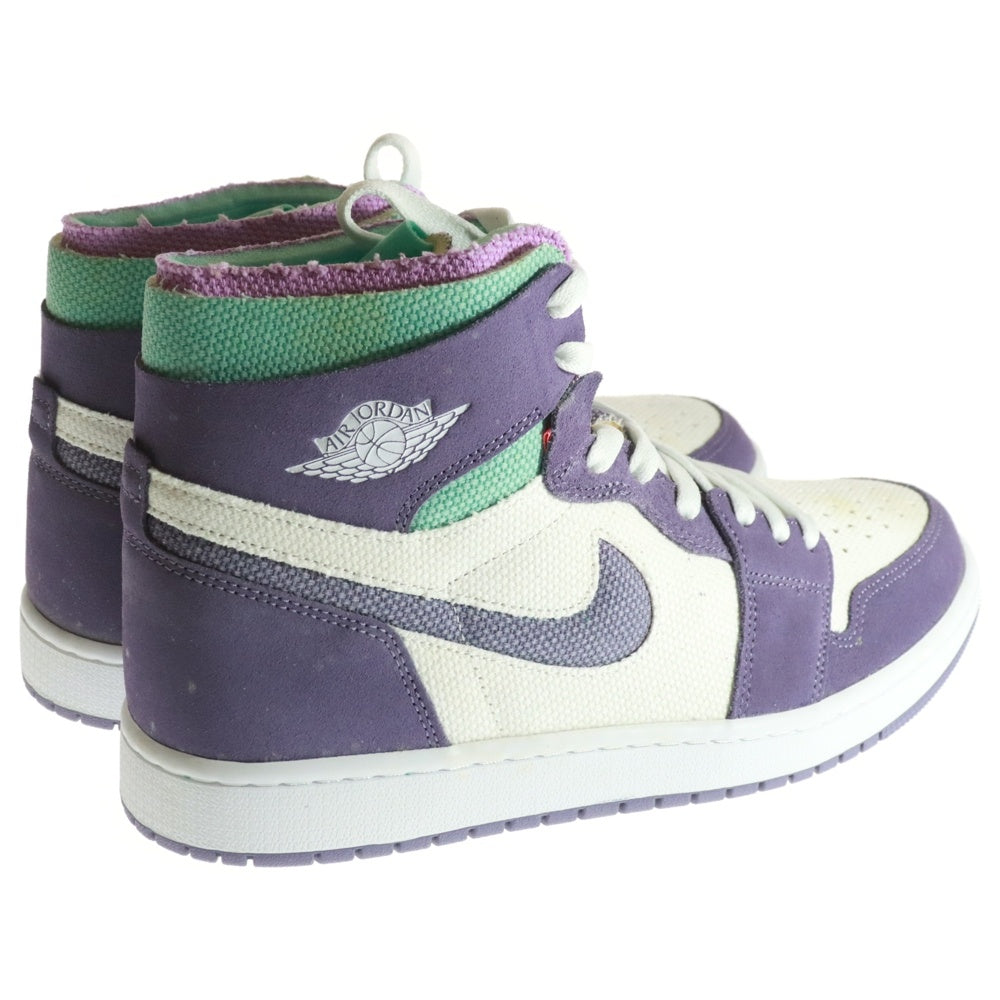 NIKE(ナイキ) AIR JORDAN 1 HIGH ZOOM AIR COMFORT エアジョーダン1 ハイ ズーム エア コンフォート ハイカットスニーカー ホワイト/パープル CT0978-150 US11/29.0cm