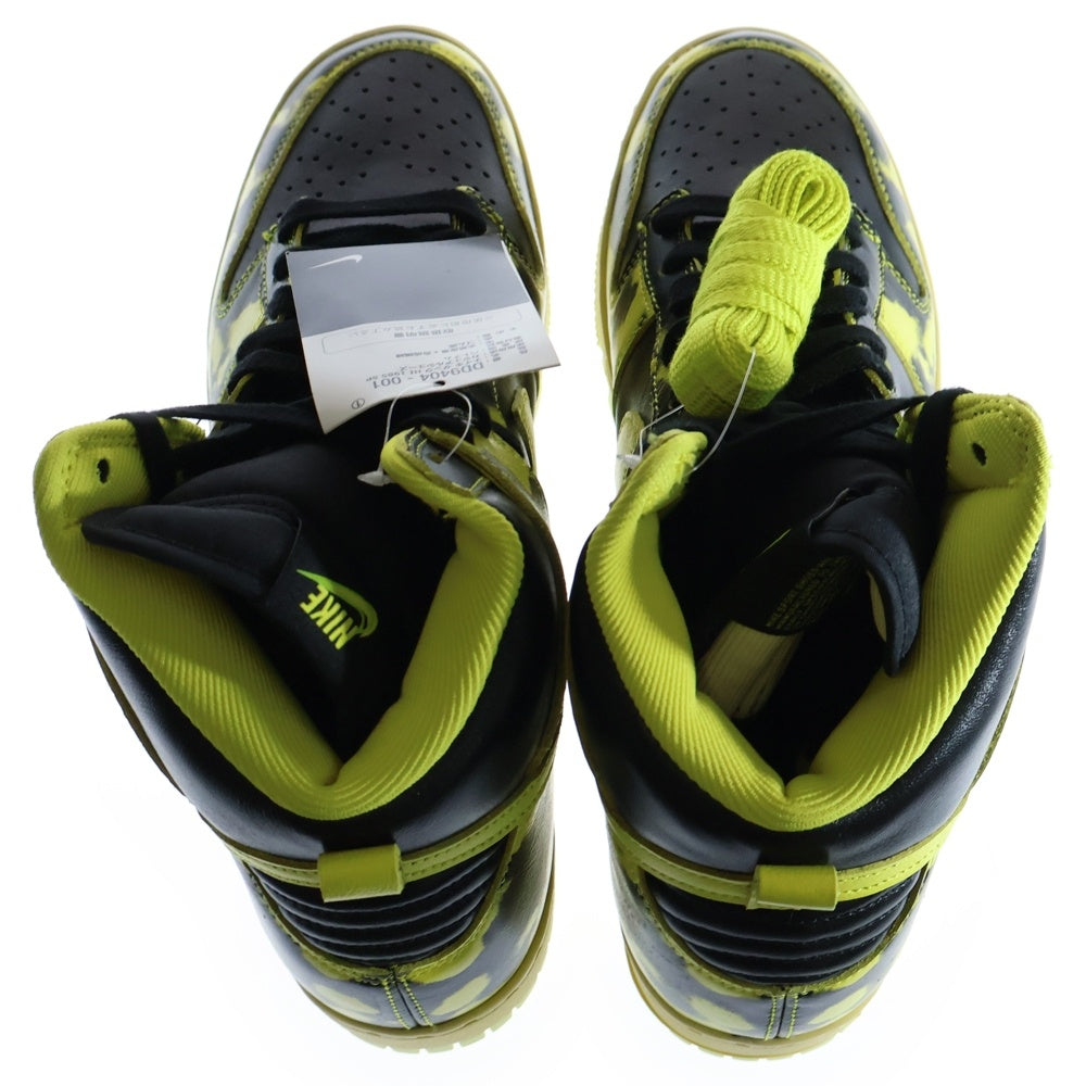 NIKE(ナイキ) DUNK HI 1985 SP YELLOW ACID WASH ダンク ハイカットスニーカー アシッドウォッシュ DD9404-001 ブラック/イエロー US11/29.0cm