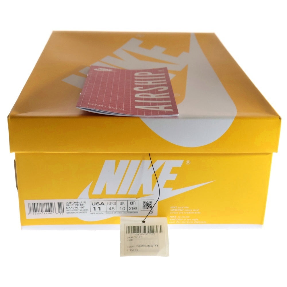 NIKE(ナイキ) AIR SHIP PE SP University Gold DX4976-107 エアシップ ユニバーシティゴールド ハイカットスニーカー イエロー/ホワイト US11/29.0cm