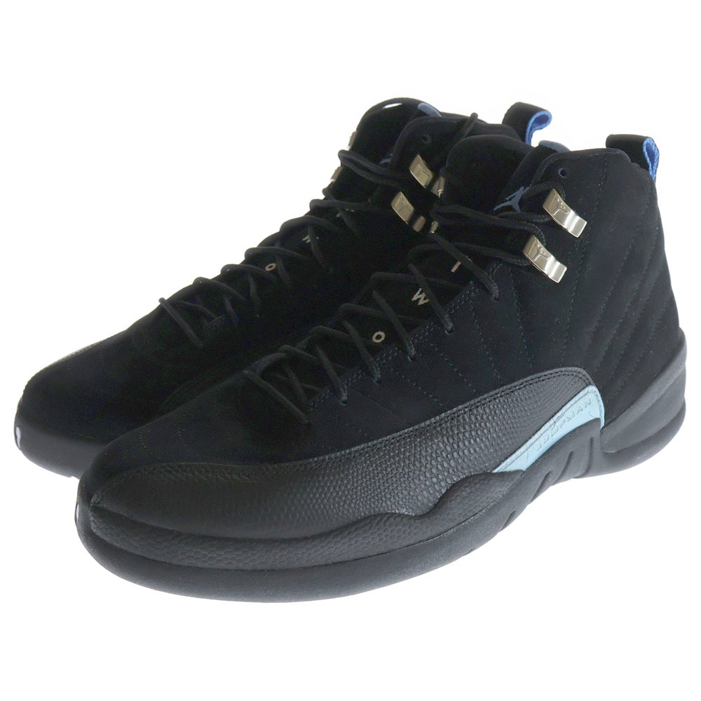 NIKE(ナイキ) 【観賞用2009年製】AIR JORDAN 12 RETRO NUBUCK エアジョーダン12 ヌバック ハイカットスニーカー 130690-018 ブラック/ブルー US11/29.0cm