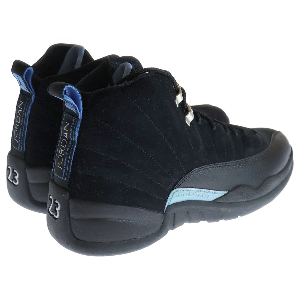 NIKE(ナイキ) 【観賞用2009年製】AIR JORDAN 12 RETRO NUBUCK エアジョーダン12 ヌバック ハイカットスニーカー 130690-018 ブラック/ブルー US11/29.0cm
